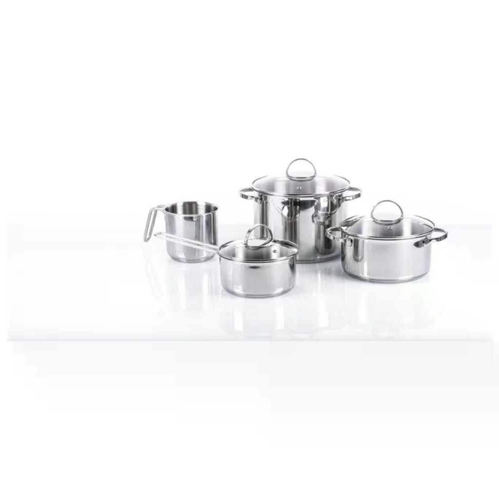 Moneta Allegro Set Pentole 7 Pezzi in Acciaio Inox