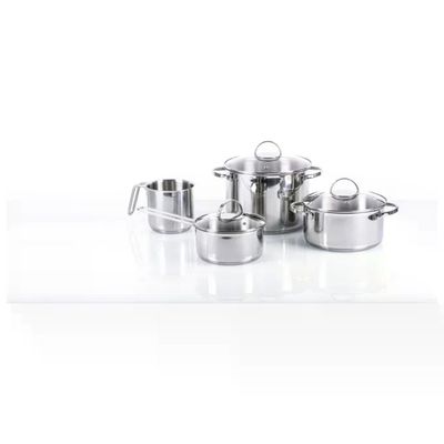 Moneta Allegro Set Pentole 7 Pezzi in Acciaio Inox Moneta Allegro Set Pentole 7 Pezzi in Acciaio Inox