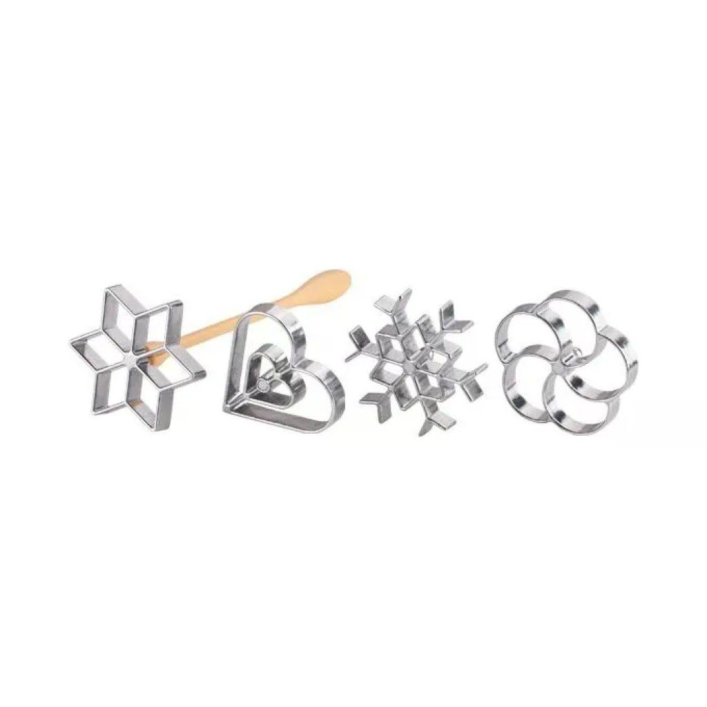 Tescoma Delicia Set 4 Stampi per Frittelle, 7 cm