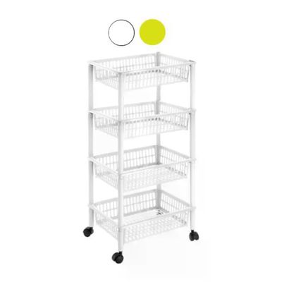 Tontarelli Mito – Carrello a 4 Cestini, Lime