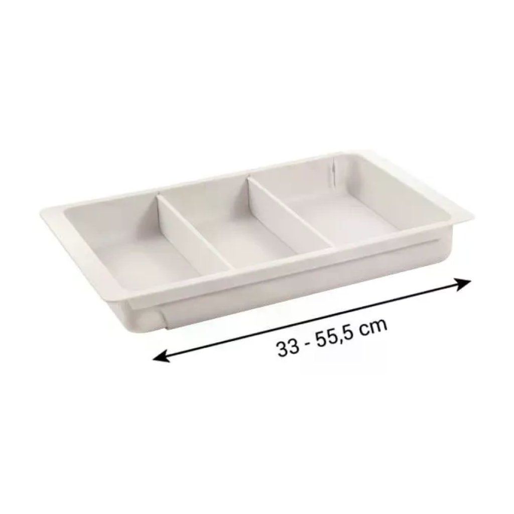 Tescoma Flexi Portautensili Estensibile per Cassetti, 33–55,5 × 20 cm
