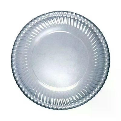 BIBO Piatti da Portata in Carta Argento 30 cm, 6 Pezzi
