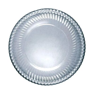 BIBO Set 6 Piatti da Portata in Carta Argento, 30 cm
