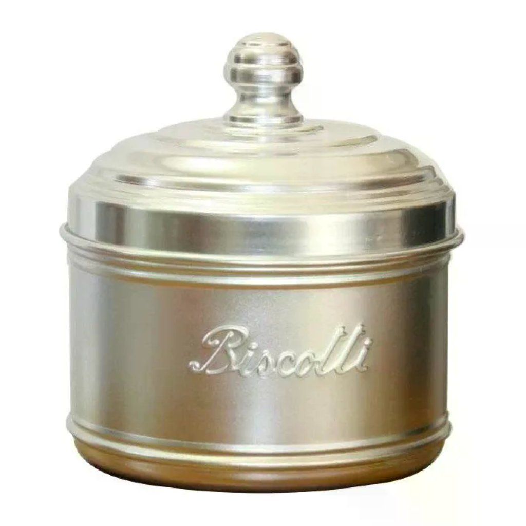 Ottinetti Barattolo per Biscotti in Alluminio Opaco 2,2 L