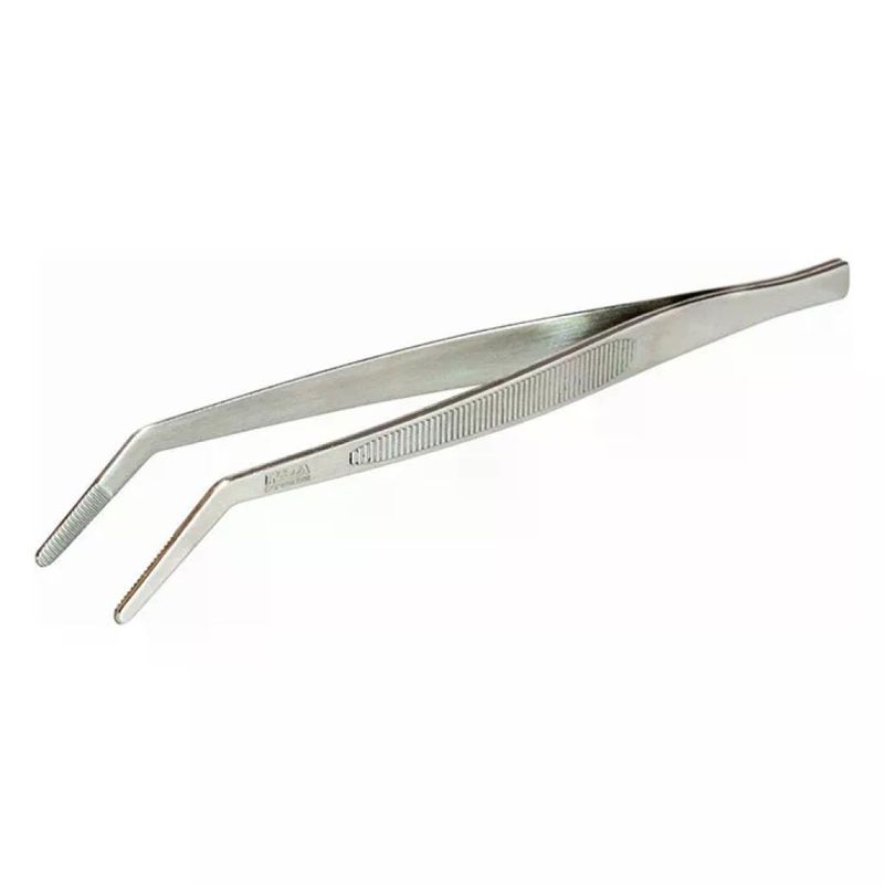 Piazza PA 014615 Pinza di Precisione in Acciaio Inox, 15 cm, Angolo 40°