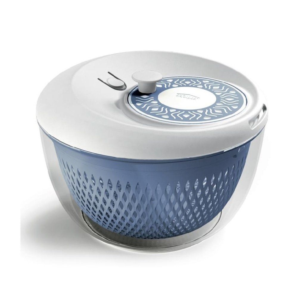 Stefanplast Tosca Centrifuga Manuale per Insalata, Blu e Bianca, 28 cm Stefanplast Tosca Centrifuga Manuale per Insalata, Blu e Bianca, 28 cm