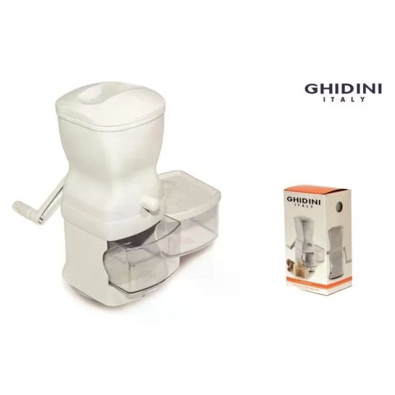 Ghidini Easy Acea 2512B Grattugia Manuale a Rullo con Cassetto