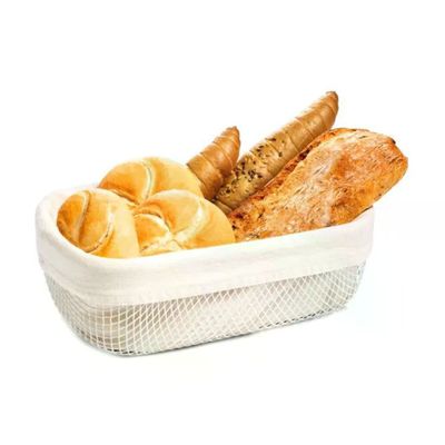 Tescoma 900829 Cestino Portapane Bianco con Rivestimento in Cotone Tescoma 900829 Cestino Portapane Bianco con Rivestimento in Cotone
