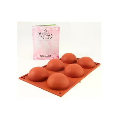 3C CASA Stampo in Silicone per 6 Semisfere da 7 cm