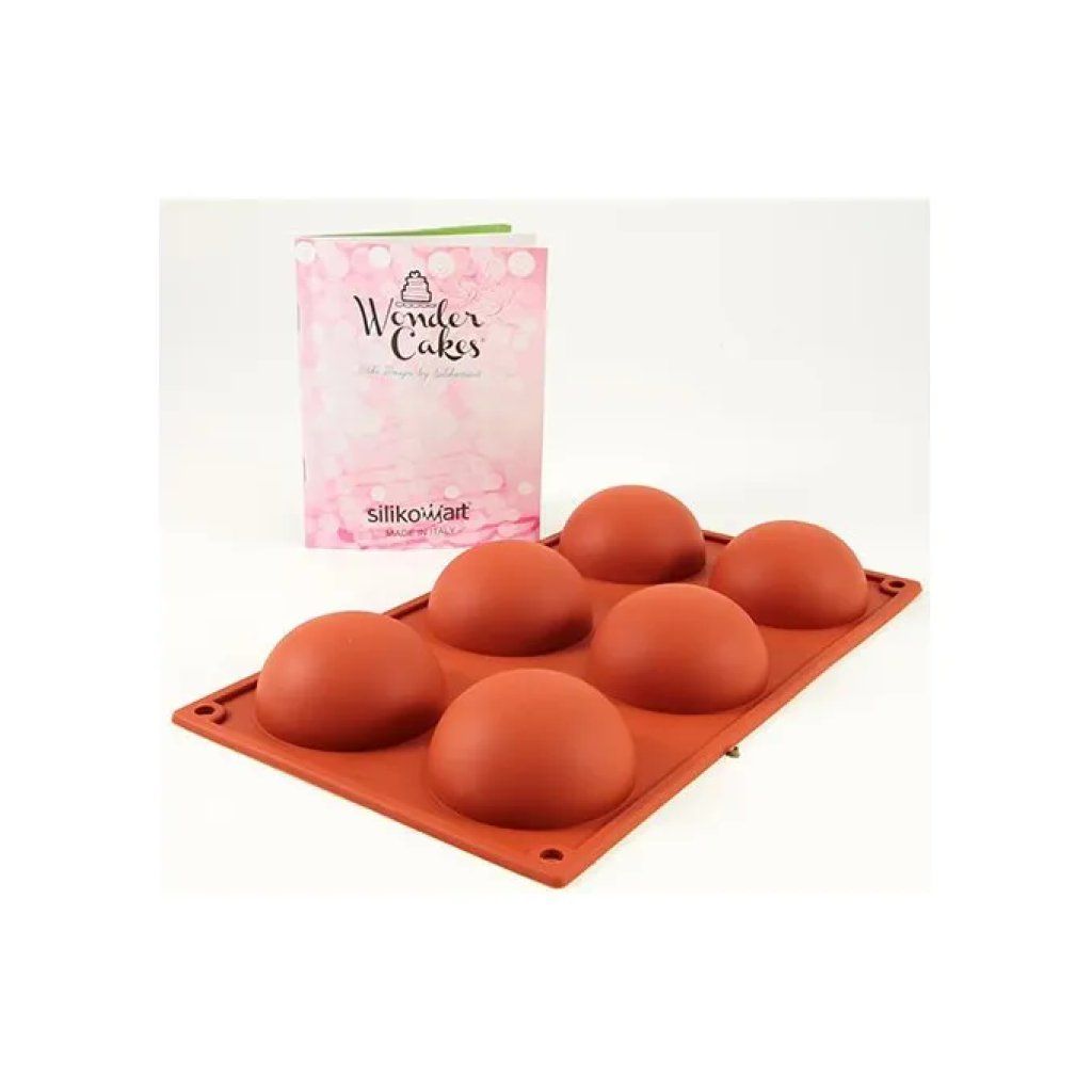 3C CASA Stampo in Silicone 6 Semisfere 7 cm Classic - 3C CASA