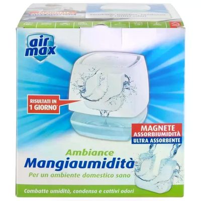 AIRMAX Air Max Ambiance – Deumidificatore Mangiaumidità con Tab Magnetica da 450 g AIRMAX Air Max Ambiance – Deumidificatore Mangiaumidità con Tab Magnetica da 450 g
