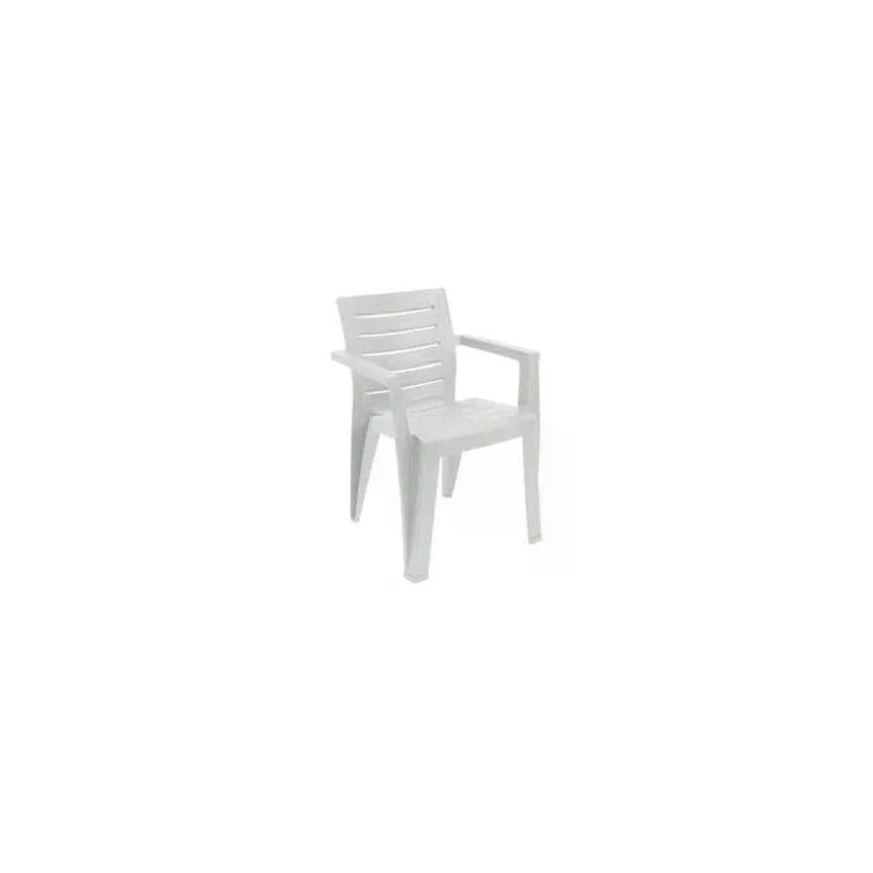 Toomax MAREA 967 – Sedia da giardino bianca con braccioli