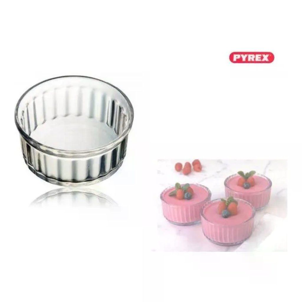 Pyrex Ramekin in Vetro per Soufflé 10 cm Pyrex Ramekin in Vetro per Soufflé 10 cm