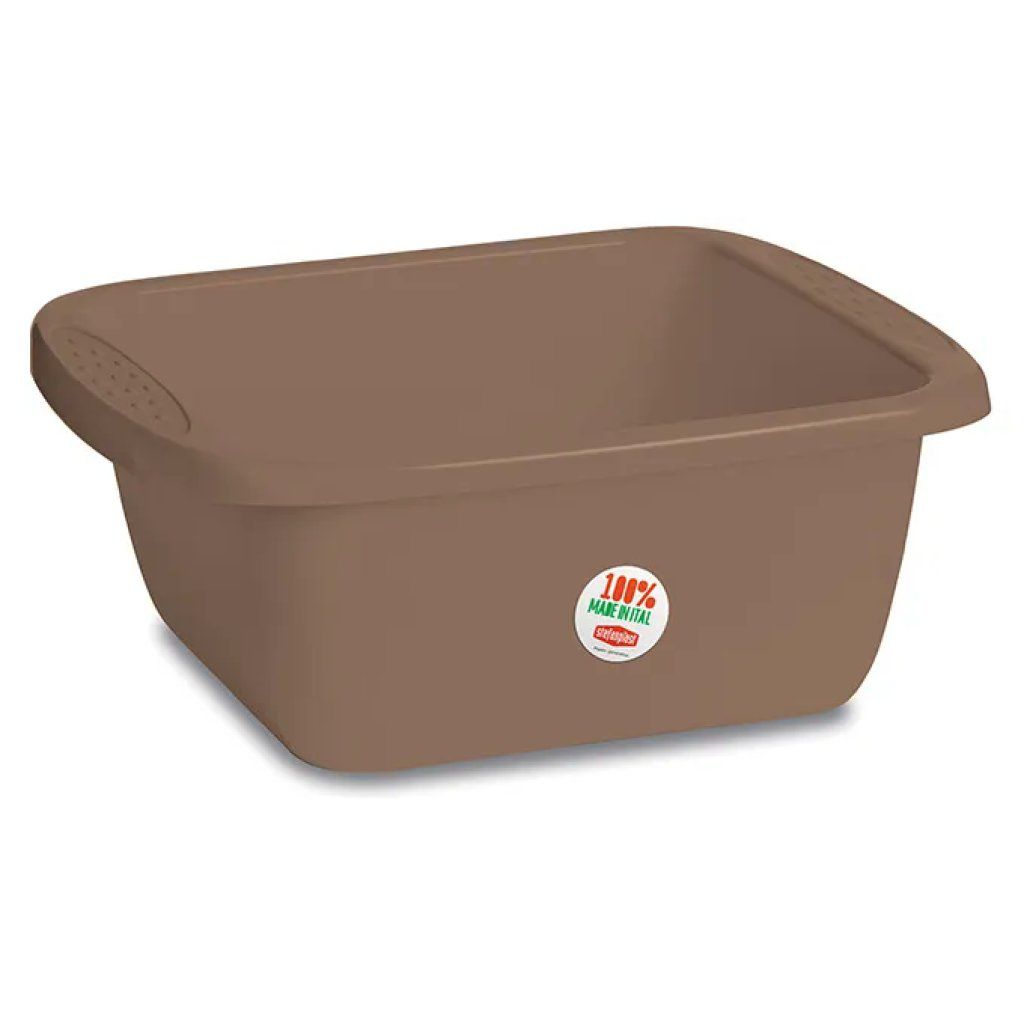 Stefanplast Linea Primavera – Bacinella Rettangolare 10 L Tortora Stefanplast Linea Primavera – Bacinella Rettangolare 10 L Tortora
