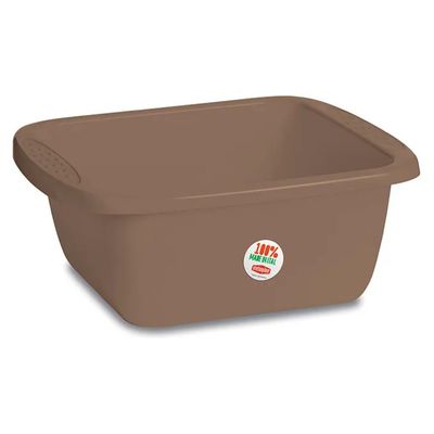 Stefanplast Linea Primavera Bacinella Rettangolare 10 L Tortora