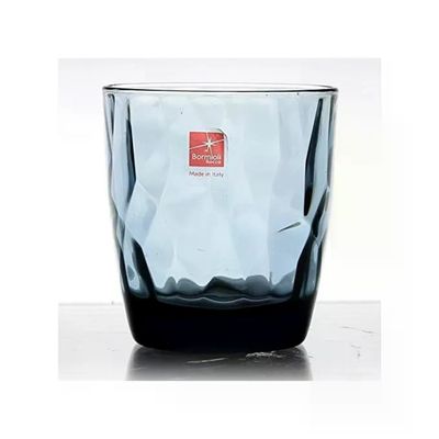 Bormioli Rocco Diamond Set 3 Bicchieri da Acqua Blu, 30 cl