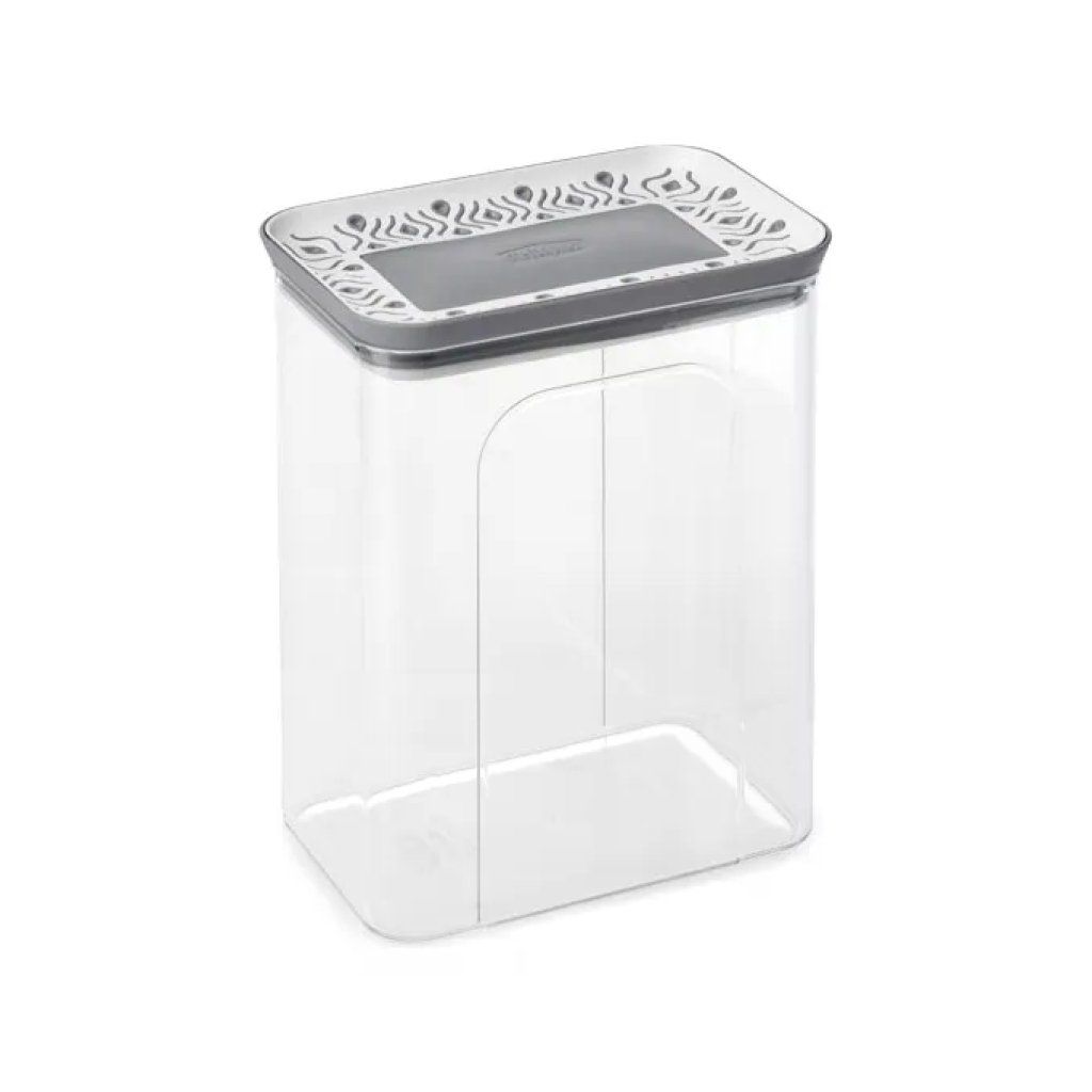 Stefanplast Tosca Barattolo Ermetico Rettangolare 2,2 L Grigio