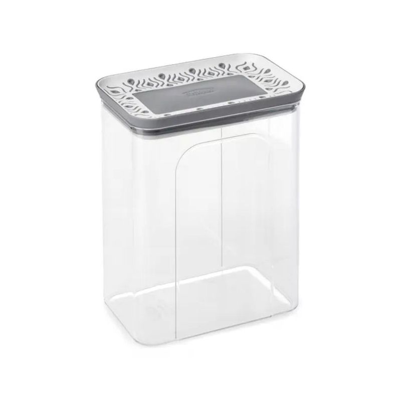 Stefanplast Tosca Barattolo Ermetico Rettangolare 2,2 L Grigio