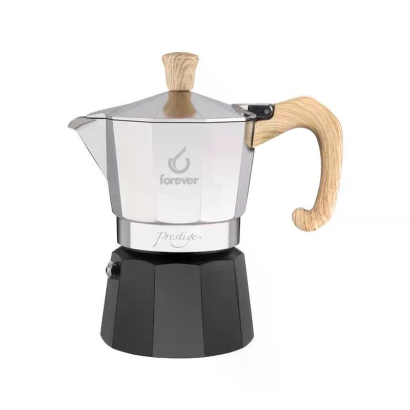 Forever Miss Moka Woody – Caffettiera moka da 6 tazze