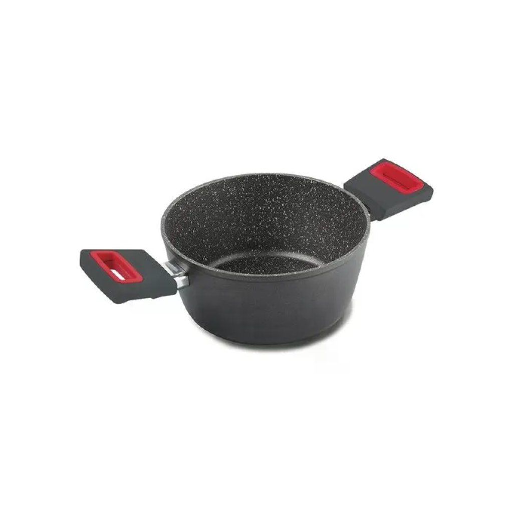 Ghidini Cipriano Viva' Casseruola Grigia e Rossa 20 cm Ghidini Cipriano Viva' Casseruola Grigia e Rossa 20 cm