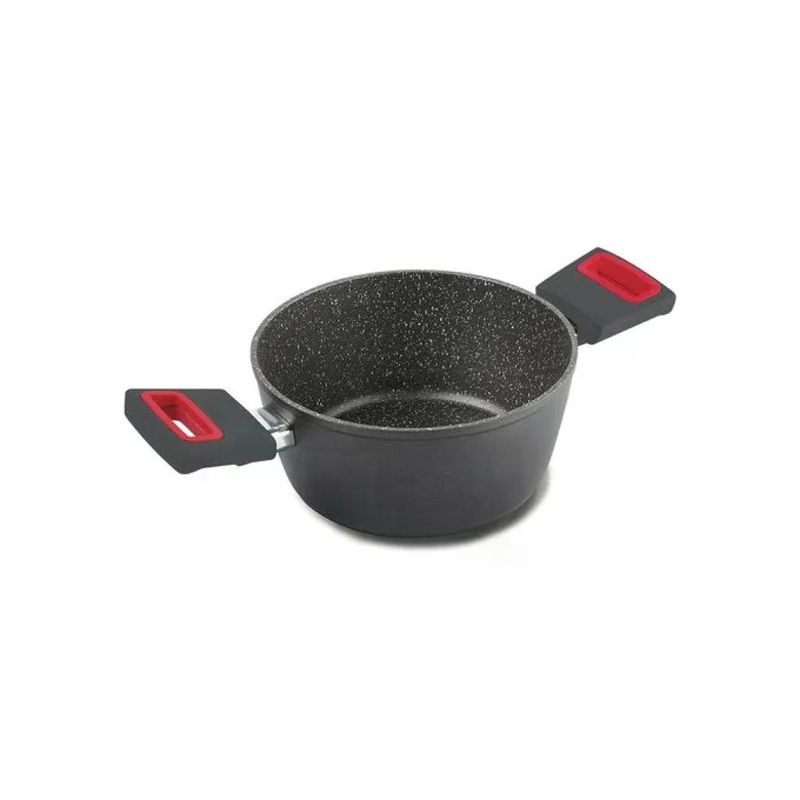 Ghidini Cipriano Viva' Casseruola Grigia e Rossa 20 cm
