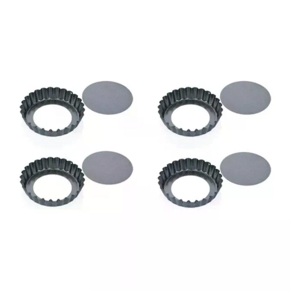 Tescoma Delícia Set 4 Stampi per Crostatine 10 cm