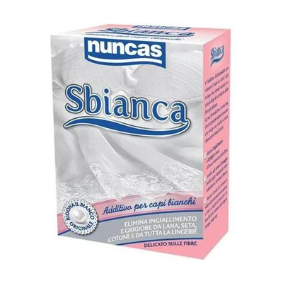 Nuncas Sbianca Additivo in Polvere per Capi Bianchi, 8 Bustine da 20 g Nuncas Sbianca Additivo in Polvere per Capi Bianchi, 8 Bustine da 20 g