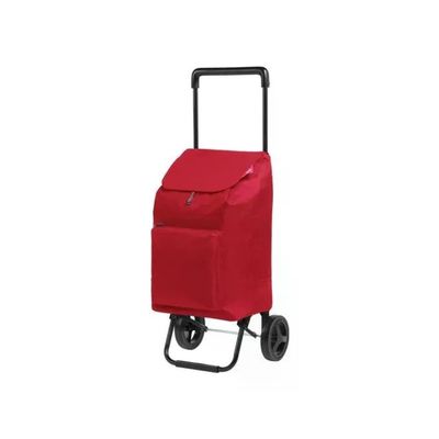 Gimi Argo Carrello Portaspesa Pieghevole Rosso, 42 L