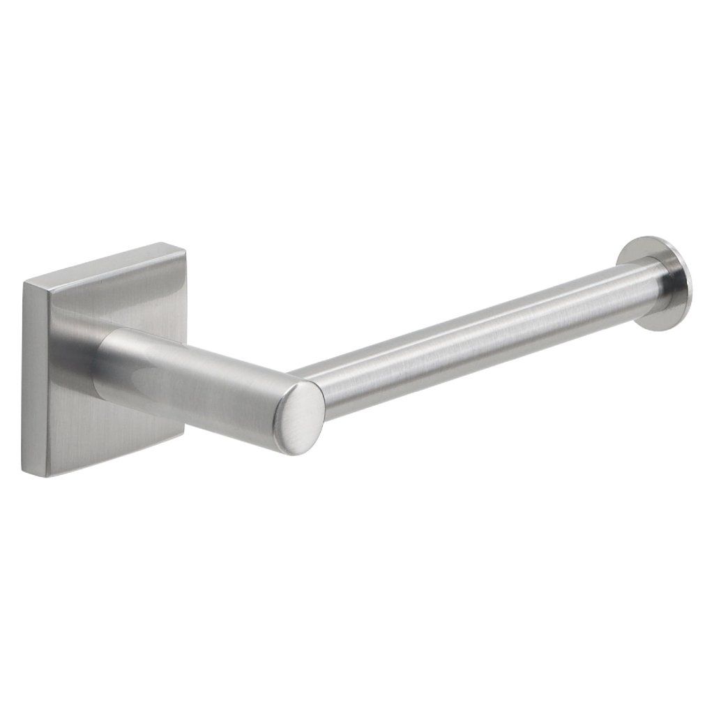 Gedy Fuji Porta Rotolo WC da Parete, Silver Spazzolato