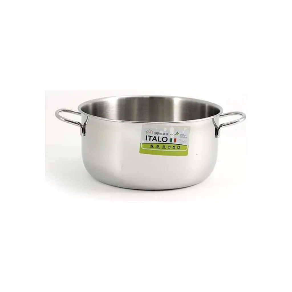SACIM Casseruola fonda SACIM Italo in acciaio inox, 24 cm, per induzione SACIM Casseruola fonda SACIM Italo in acciaio inox, 24 cm, per induzione