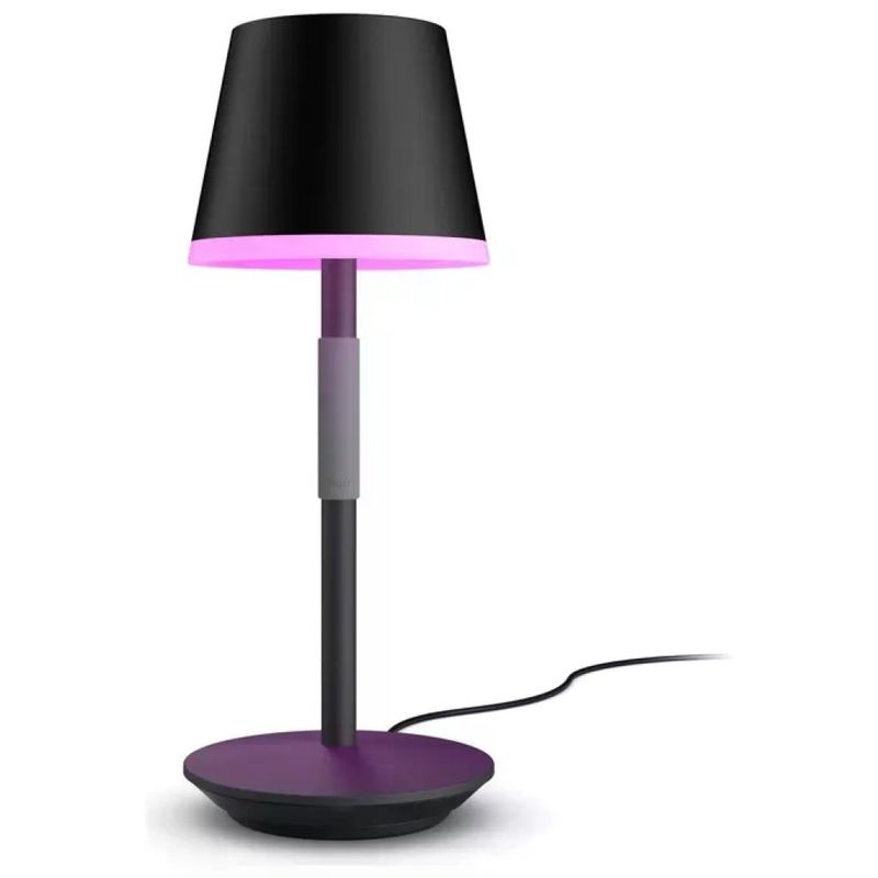 Philips Hue Go Lampada Smart Portatile da Tavolo 6 W, White and Color Ambiance, IP54, Nera Philips Hue Go Lampada Smart Portatile da Tavolo 6 W, White and Color Ambiance, IP54, Nera