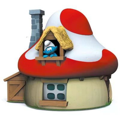 Plastoy Salvadanaio Casa Fungo dei Puffi Plastoy Salvadanaio Casa Fungo dei Puffi
