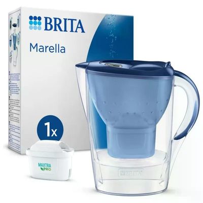 BRITA Marella Blu – Brocca Filtrante 2,4 L con MAXTRA PRO