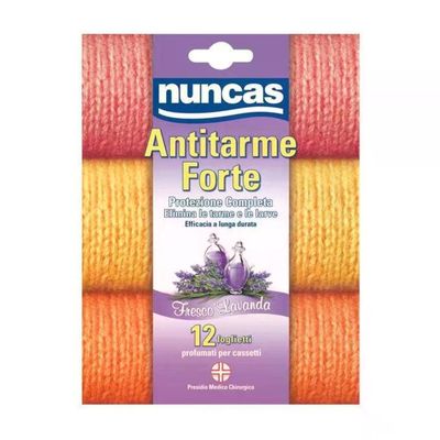 Nuncas Antitarme Profumato Delicato Fiorito – 12 pezzi Nuncas Antitarme Profumato Delicato Fiorito – 12 pezzi