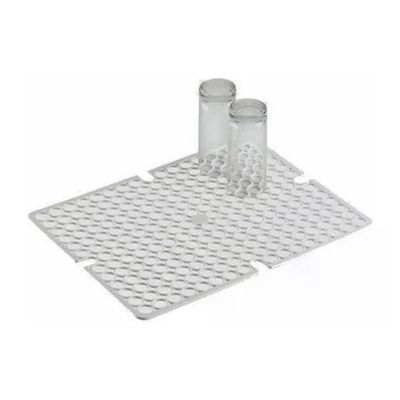 Bama Tappeto Traforato per Lavello in PVC Bianco 40 × 30 cm