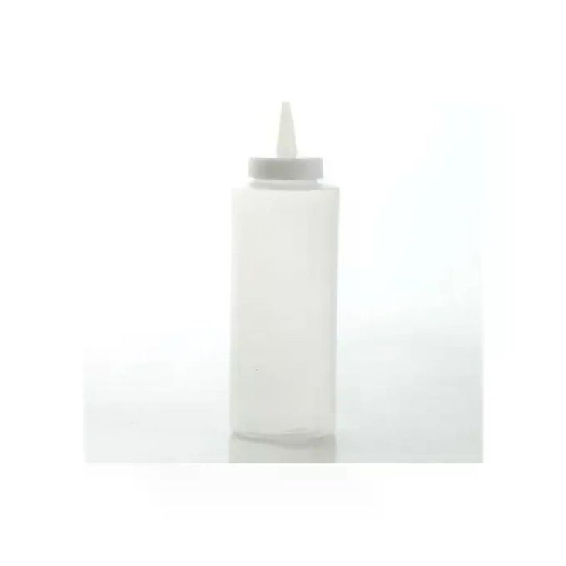 PIAZZA EFFEPI Set da 6 dispenser per salse in plastica trasparente, 236 ml