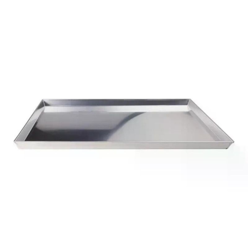 Agnelli COAL49-335 Teglia Rettangolare Bassa in Alluminio 35 × 28 cm