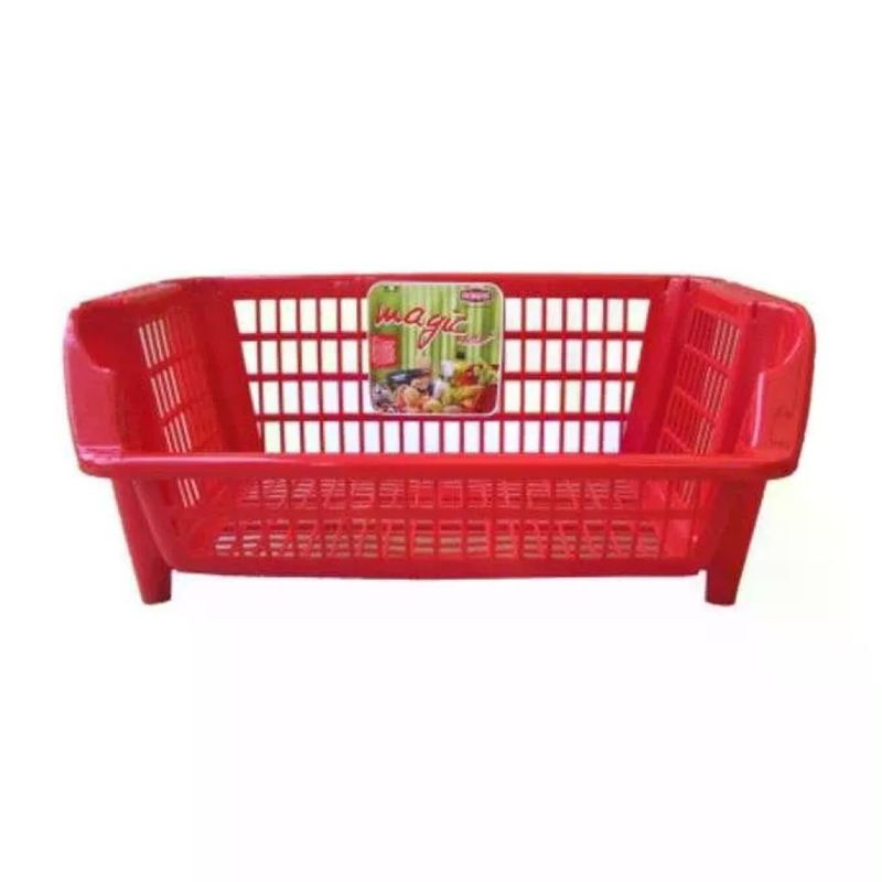 Stefanplast Magic Milleusi PR180A Cesta Impilabile Rossa 54x38x24 cm Stefanplast Magic Milleusi PR180A Cesta Impilabile Rossa 54x38x24 cm