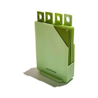 Muitomas Set di 3 Taglieri da Cucina con Supporto, Verde