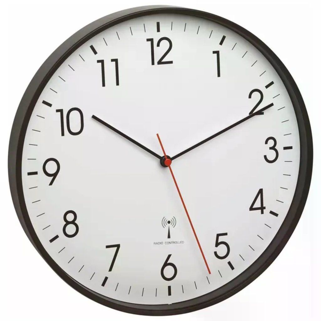 TFA-Dostmann 60.3537.01 Orologio a muro analogico radiocontrollato con movimento silenzioso sweep diametro 30 TFA-Dostmann 60.3537.01 Orologio a muro analogico radiocontrollato con movimento silenzioso sweep diametro 30