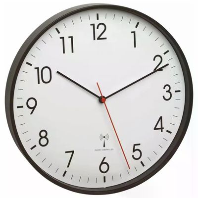 TFA-Dostmann 60.3537.01 Orologio a muro analogico radiocontrollato con movimento silenzioso sweep diametro 30