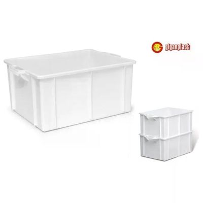 Giganplast Diamant Contenitore Sovrapponibile 50 L Bianco