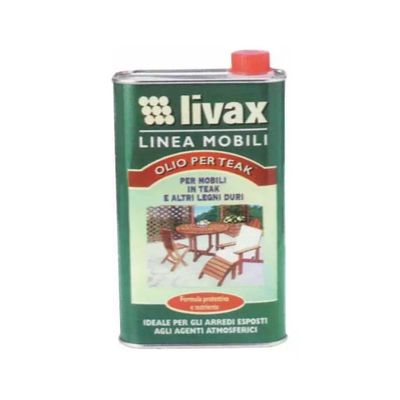 Nuncas Livax Olio Protettivo per Mobili in Teak 1 L Nuncas Livax Olio Protettivo per Mobili in Teak 1 L