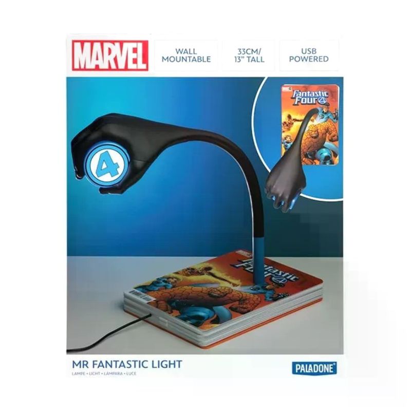 PALADONE Lampada Marvel Mr. Fantastic pieghevole USB, 32 cm PALADONE Lampada Marvel Mr. Fantastic pieghevole USB, 32 cm