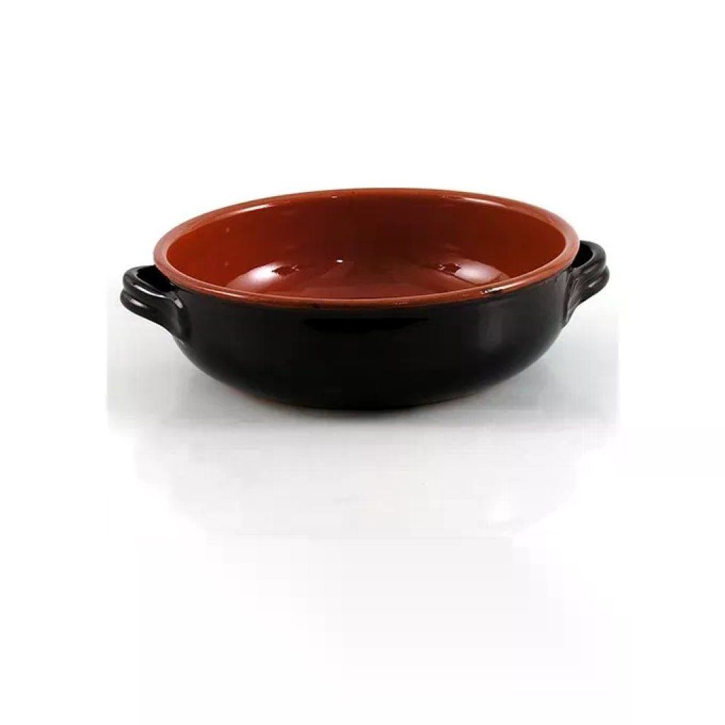 Vulcania 8010099002894 Casseruola in Terracotta 2 Manici Diametro 30 cm Capacita' 4.5 L colore Marrone