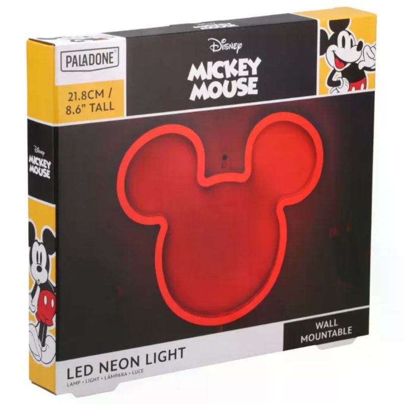 Paladone Lampada Neon LED da Parete Mickey Mouse Paladone Lampada Neon LED da Parete Mickey Mouse