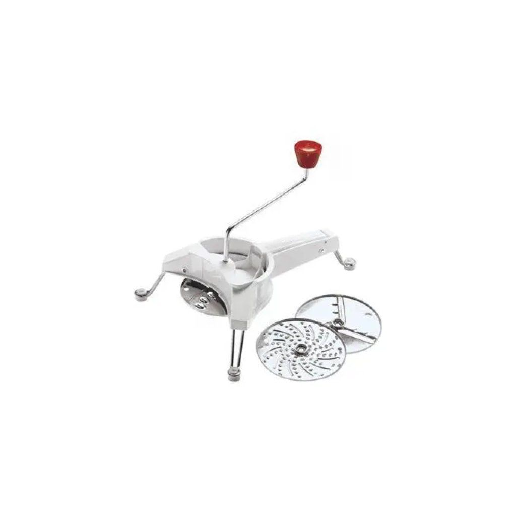 Moulinex K10110 Classic Tagliaverdure Manuale con 3 Dischi in Acciaio Inox