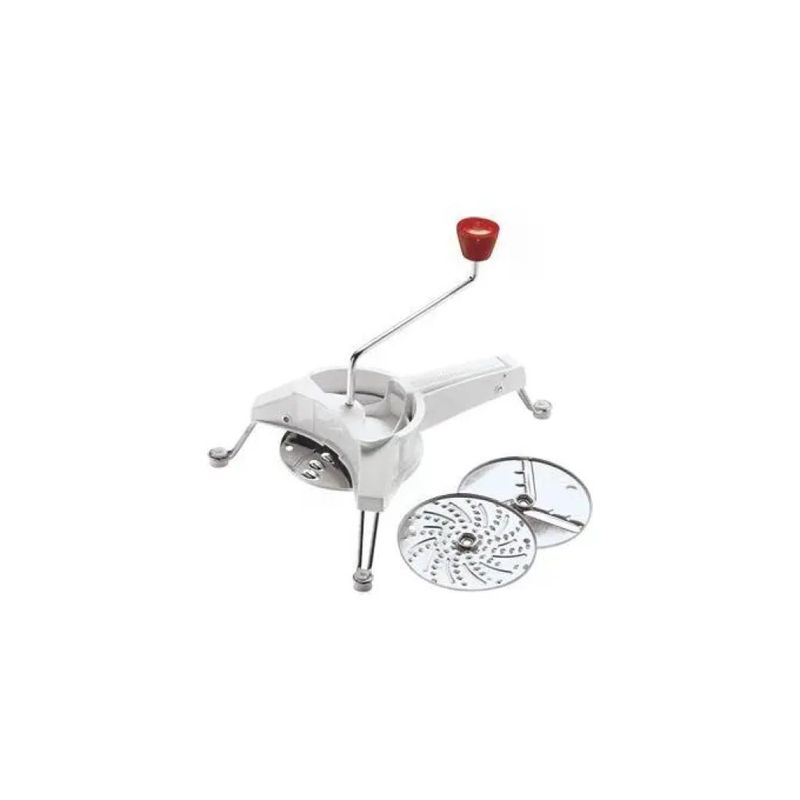 Moulinex K10110 Classic Tagliaverdure Manuale con 3 Dischi in Acciaio Inox