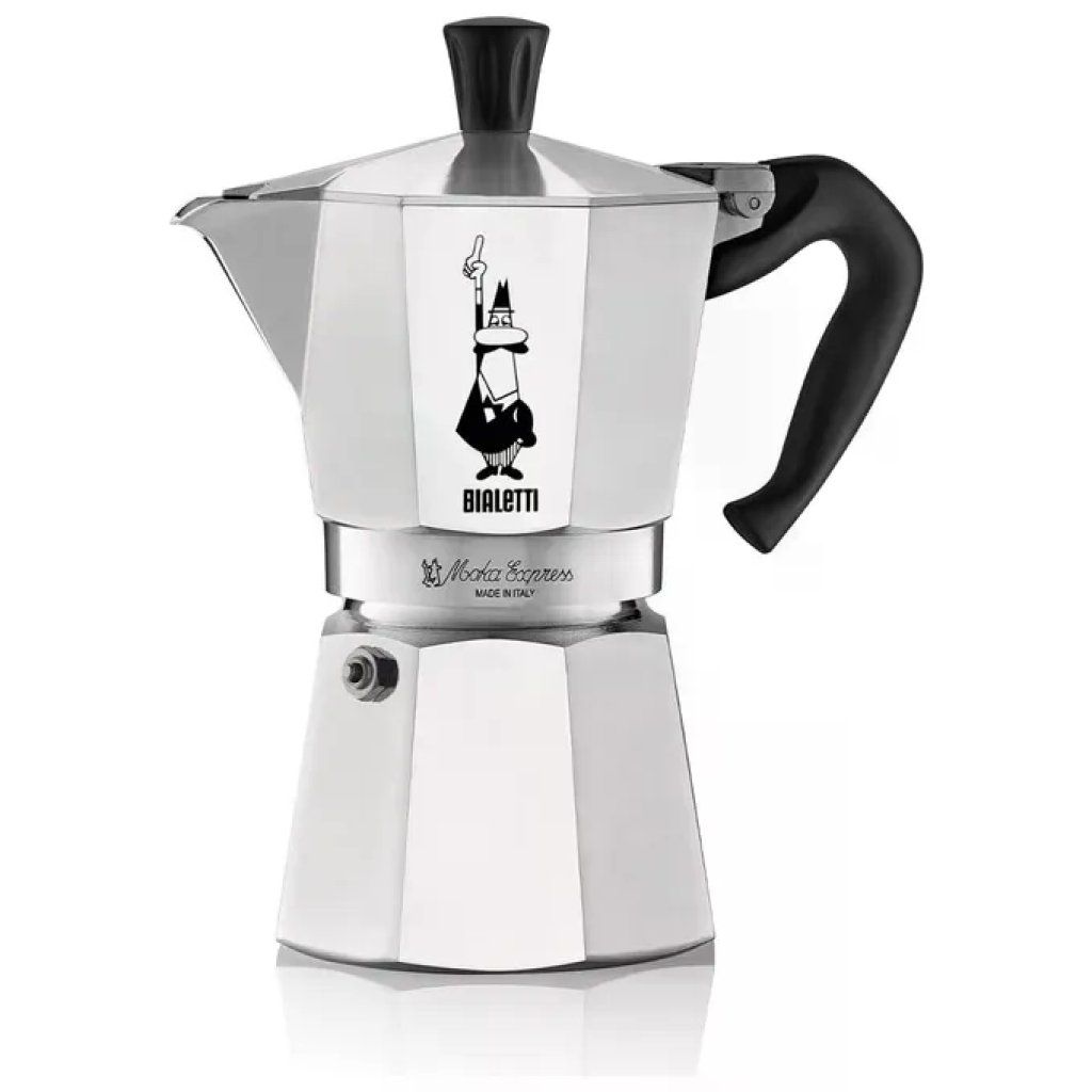 Bialetti Moka Express – Caffettiera 6 Tazze in Alluminio Bialetti Moka Express – Caffettiera 6 Tazze in Alluminio