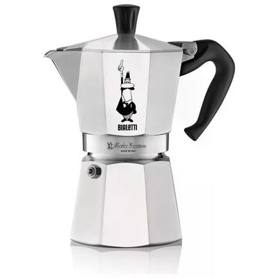 Bialetti 885883817187 Moka Express Caffettiera 6 tazze in alluminio lucido compatibile gas elettrico Bialetti 885883817187 Moka Express Caffettiera 6 tazze in alluminio lucido compatibile gas elettrico